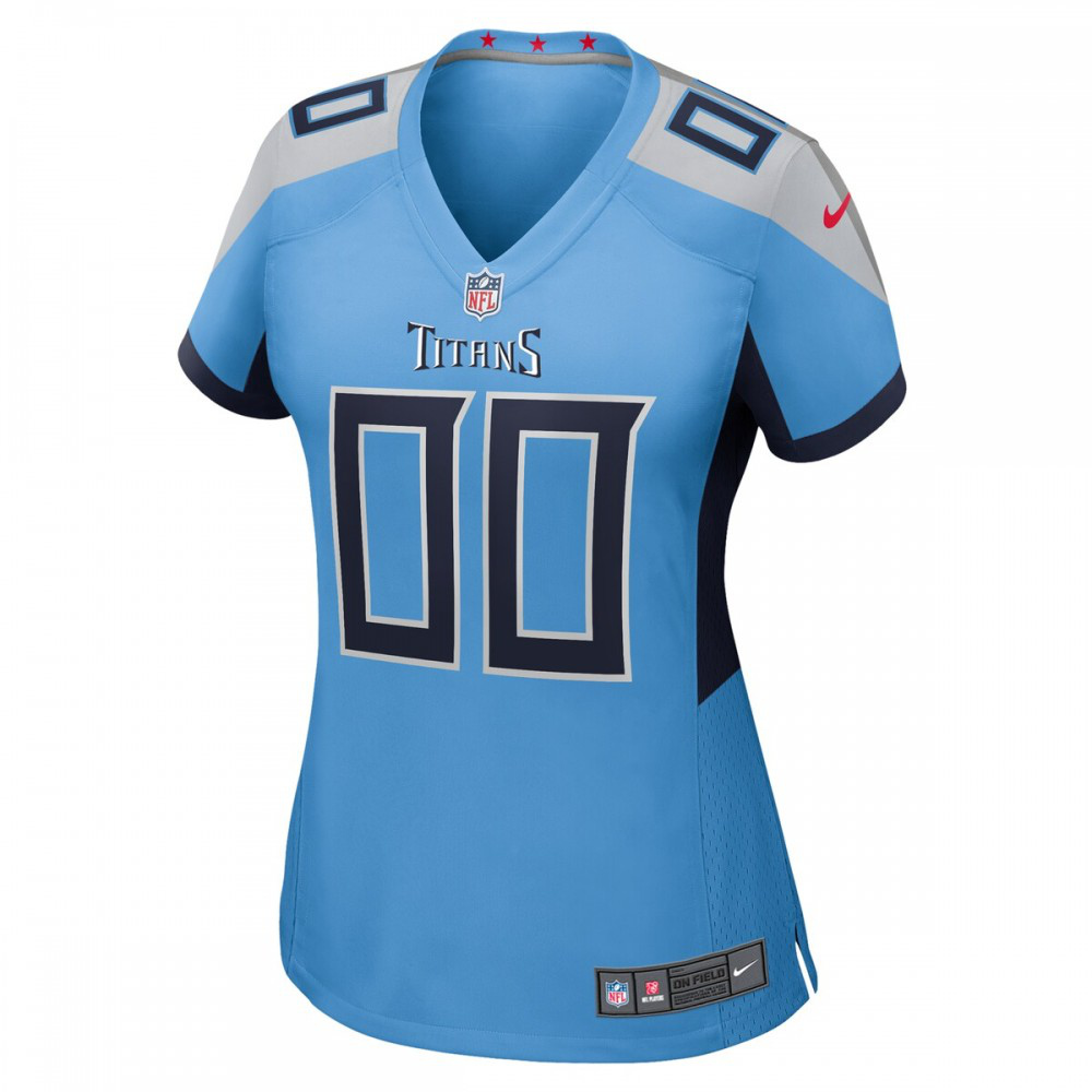 Tennessee Titans Nike Women's Alternate Custom Game Jersey - Light Blue-GridironStore